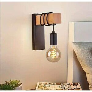 Industrial wall light sconce